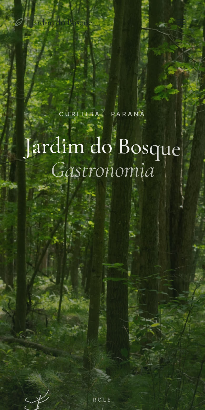 Preview do site Jardim do Bosque